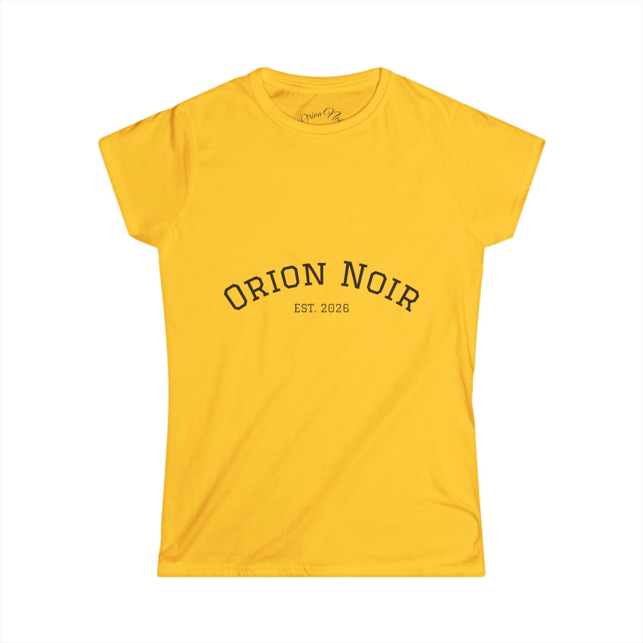 Orion Noir Tee — Vintage Collegiate Graphic Women's T-Shirt