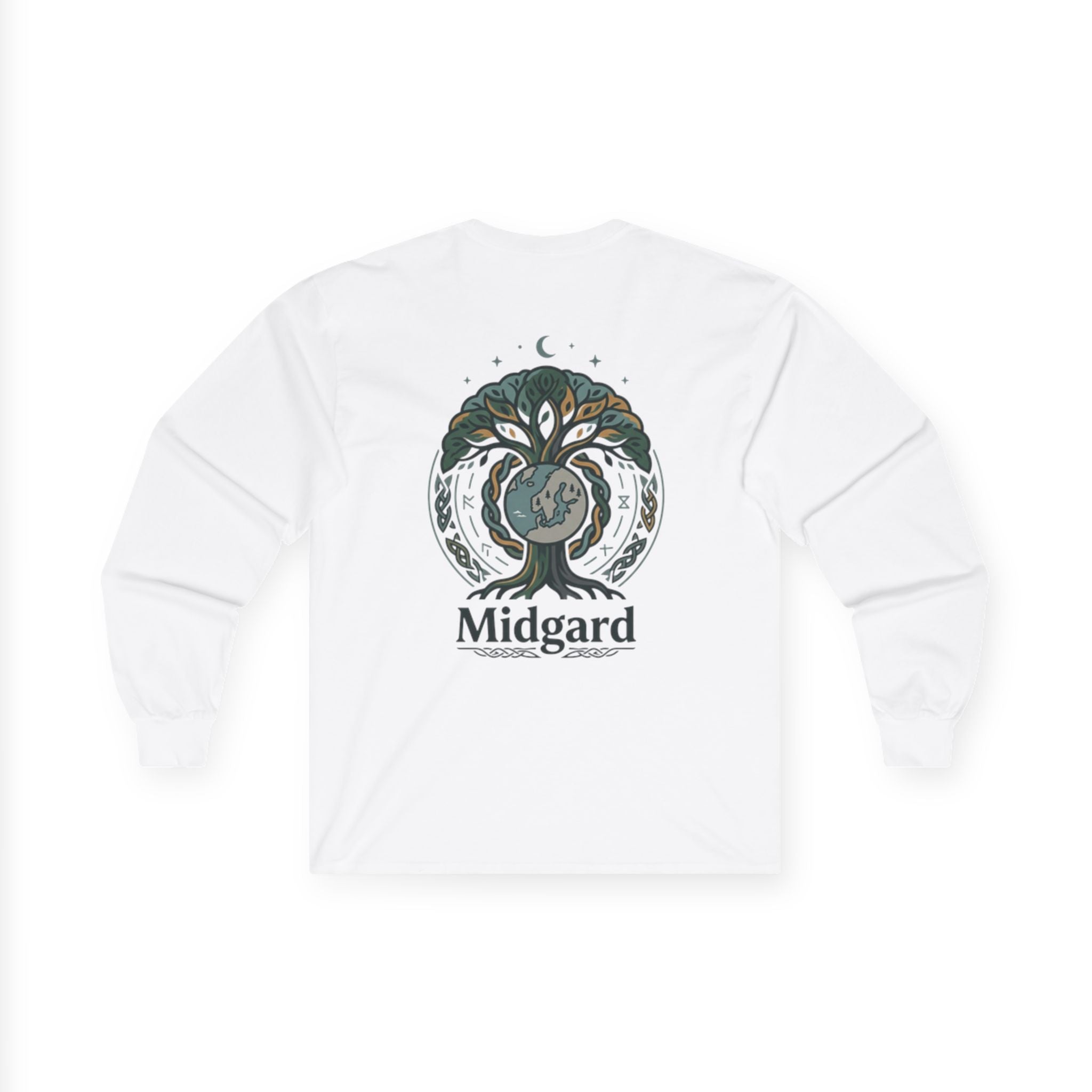 Midgard Yggdrasil Tree Long Sleeve Tee
