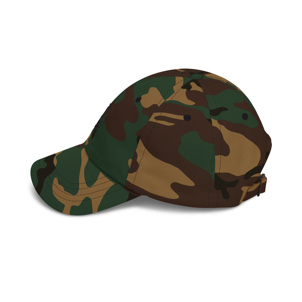 Embroidered Minimalist Crest Dad Cap