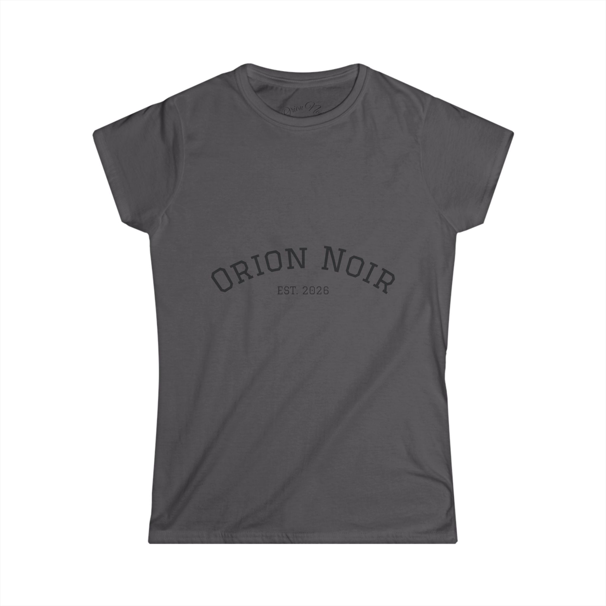 Orion Noir Tee — Vintage Collegiate Graphic Women's T-Shirt