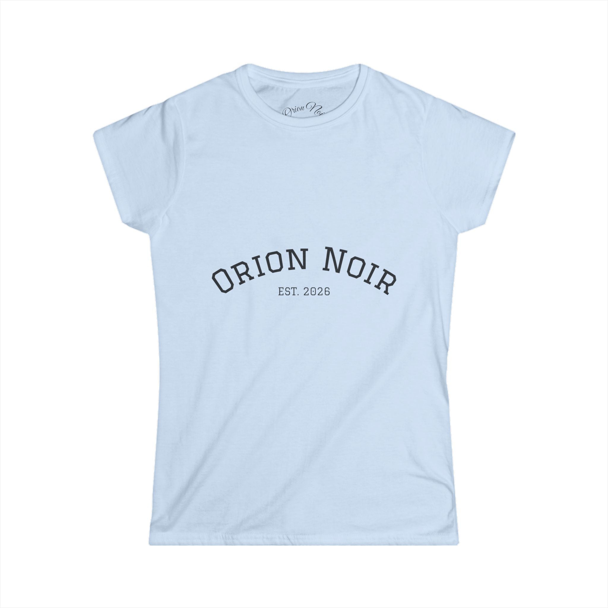 Orion Noir Tee — Vintage Collegiate Graphic Women's T-Shirt