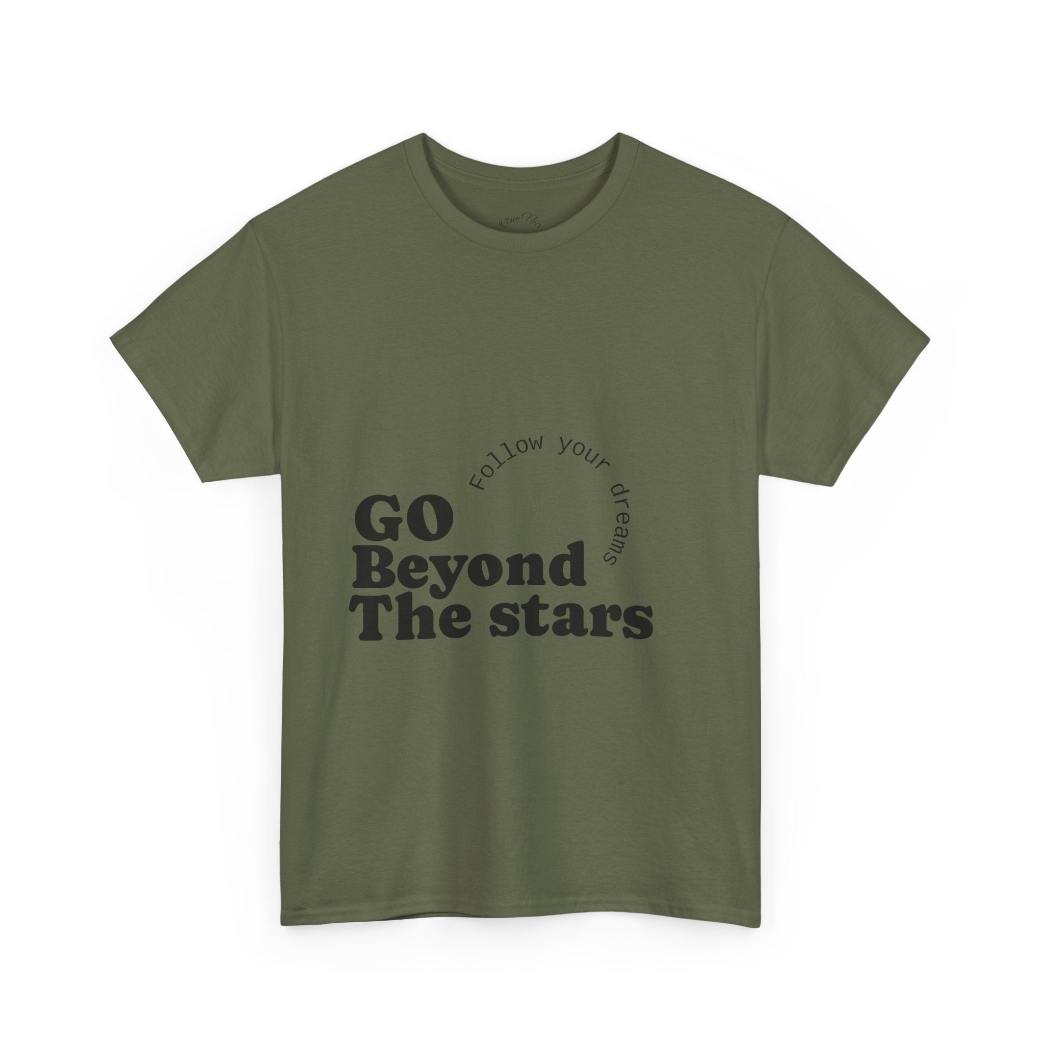 Go Beyond The Stars T-Shirt — Inspirational 'Follow Your Dreams' Graphic Tee