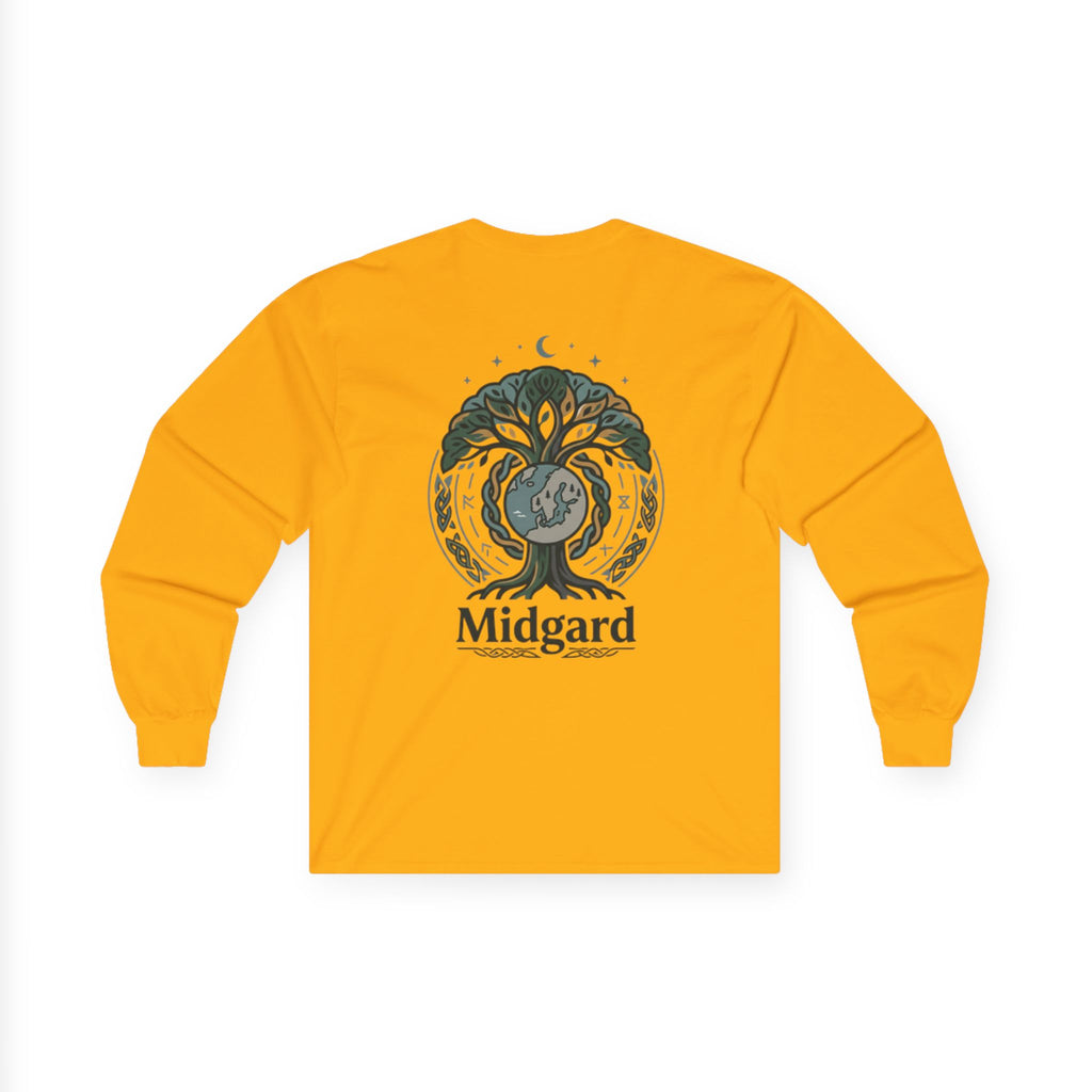 Midgard Yggdrasil Tree Long Sleeve Tee