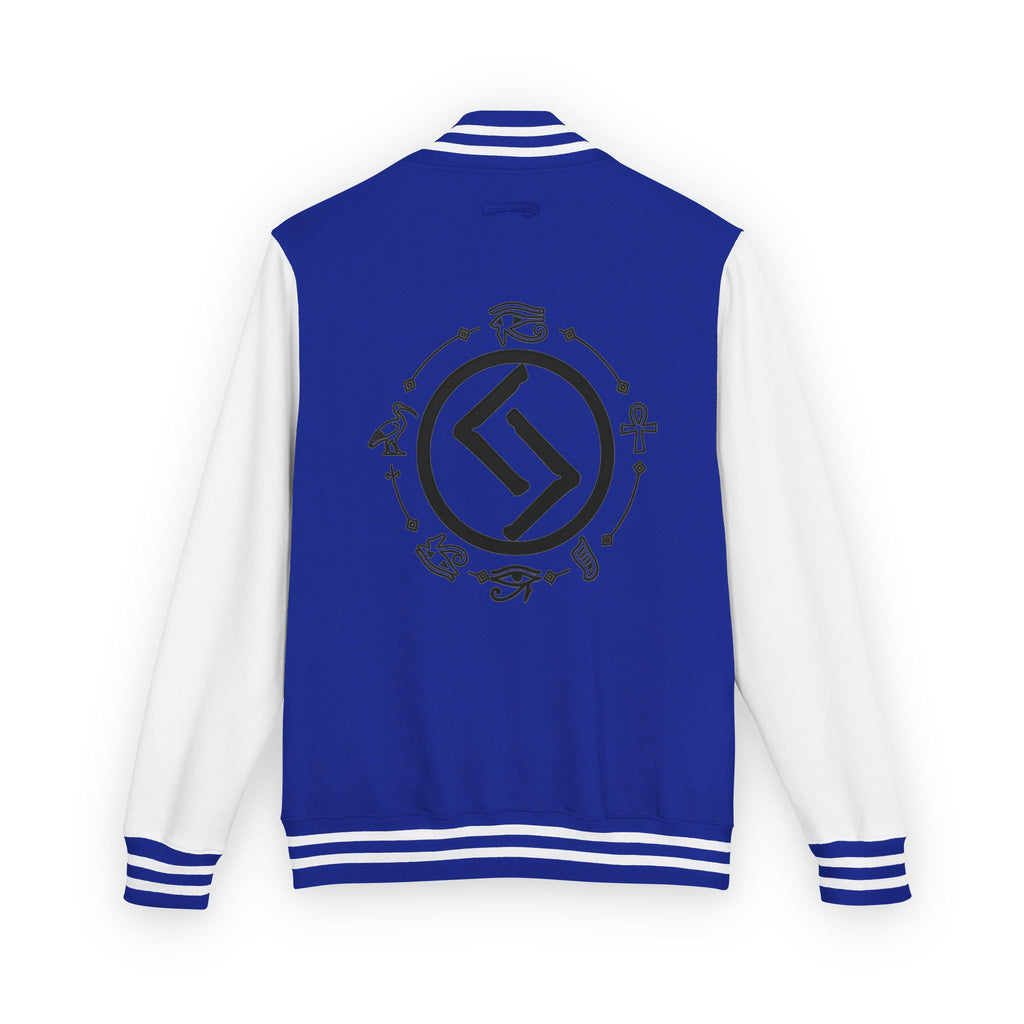 Classic Black & White Letterman Jacket