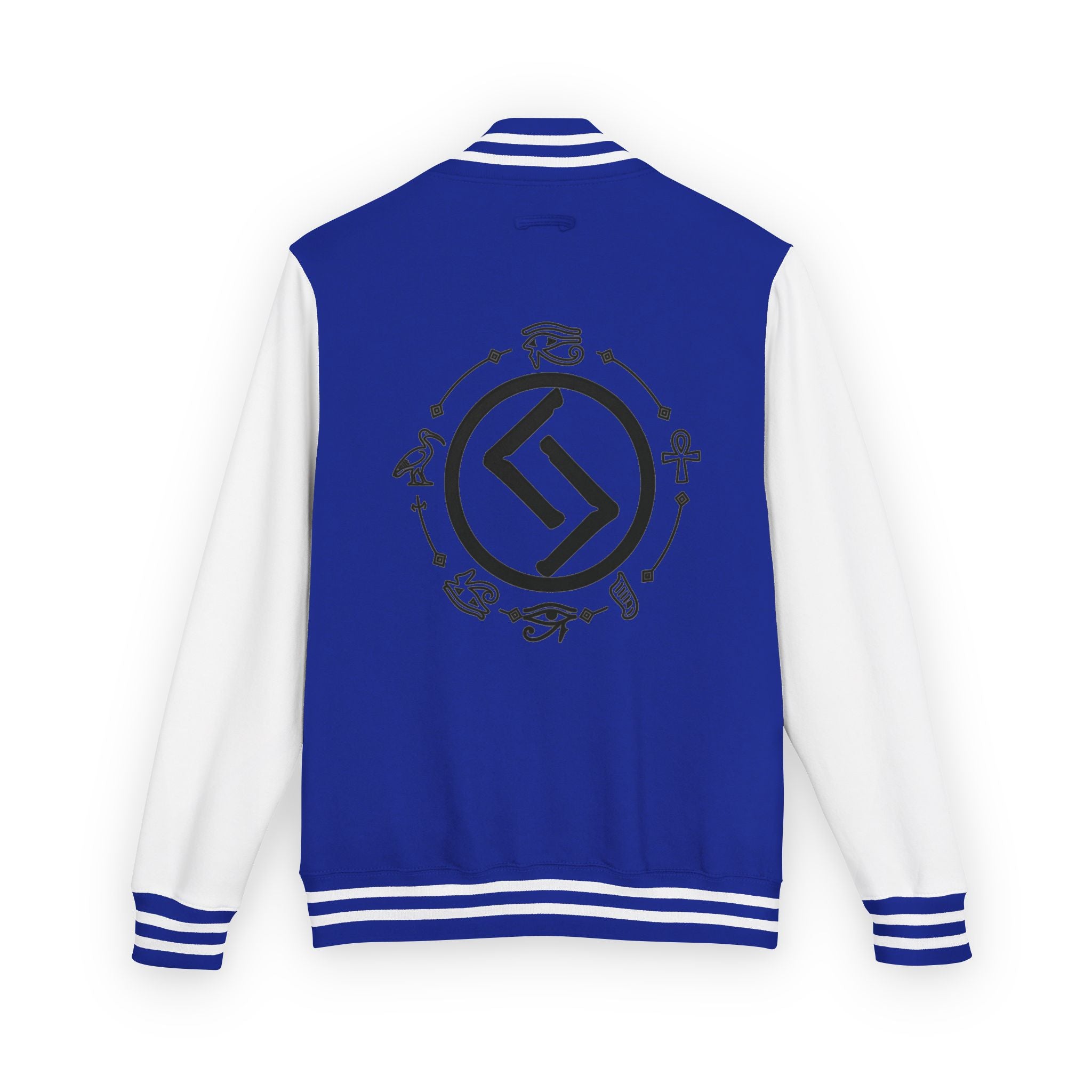 Classic Black & White Letterman Jacket