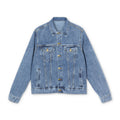 Denim Jacket — Embroidered Yggdrasil Back Patch