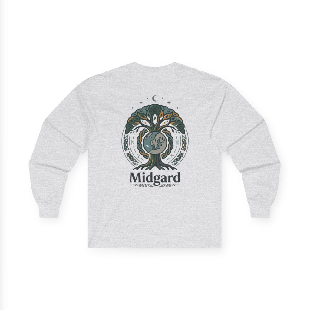 Midgard Yggdrasil Tree Long Sleeve Tee