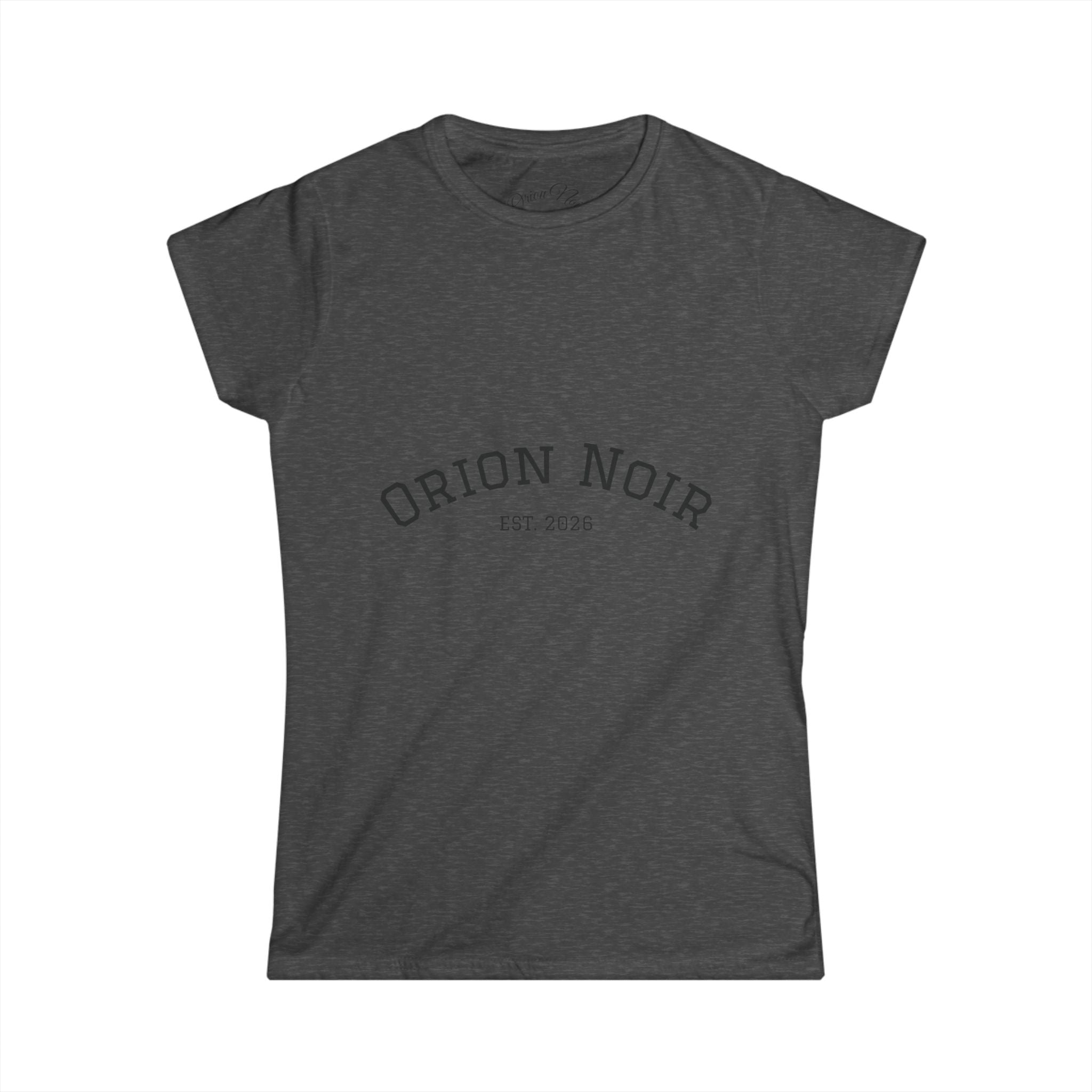 Orion Noir Tee — Vintage Collegiate Graphic Women's T-Shirt