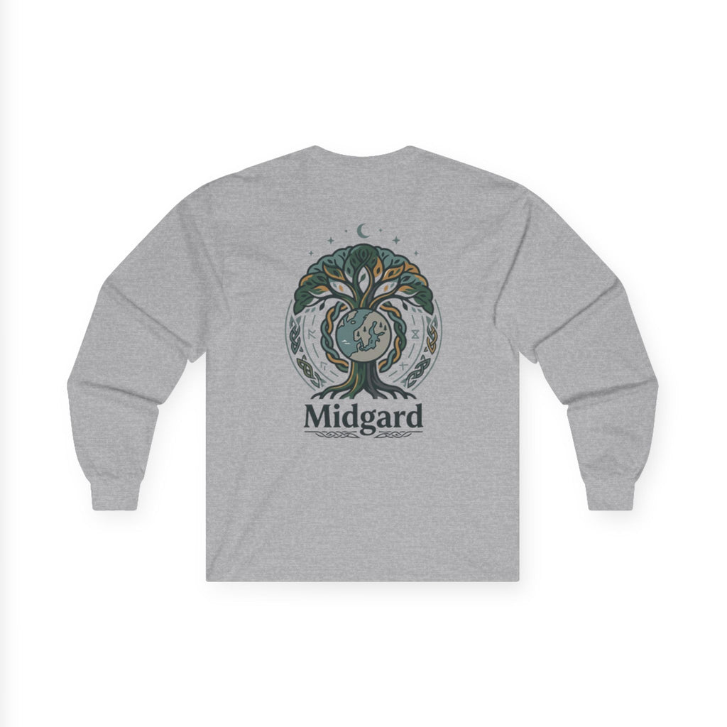 Midgard Yggdrasil Tree Long Sleeve Tee