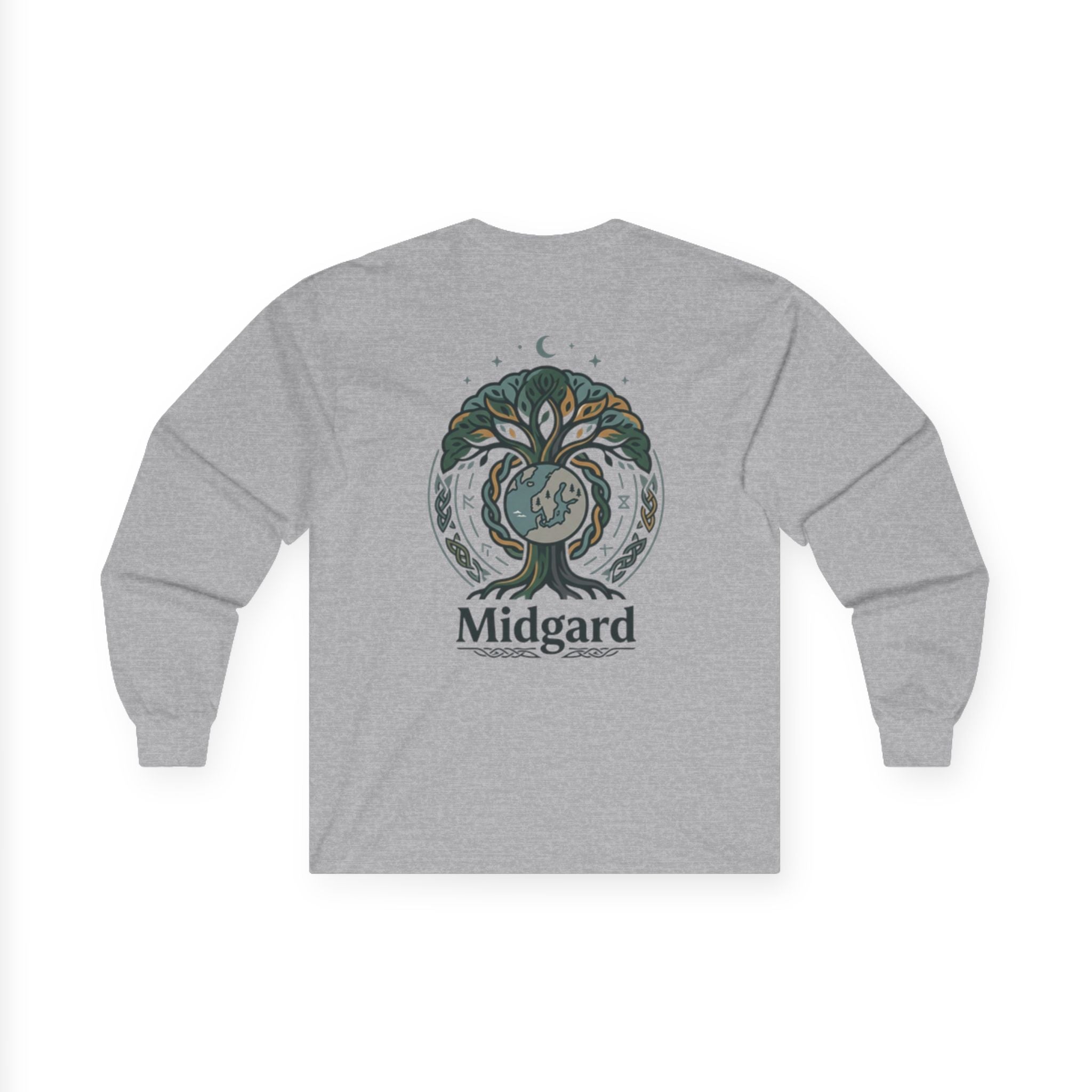 Midgard Yggdrasil Tree Long Sleeve Tee