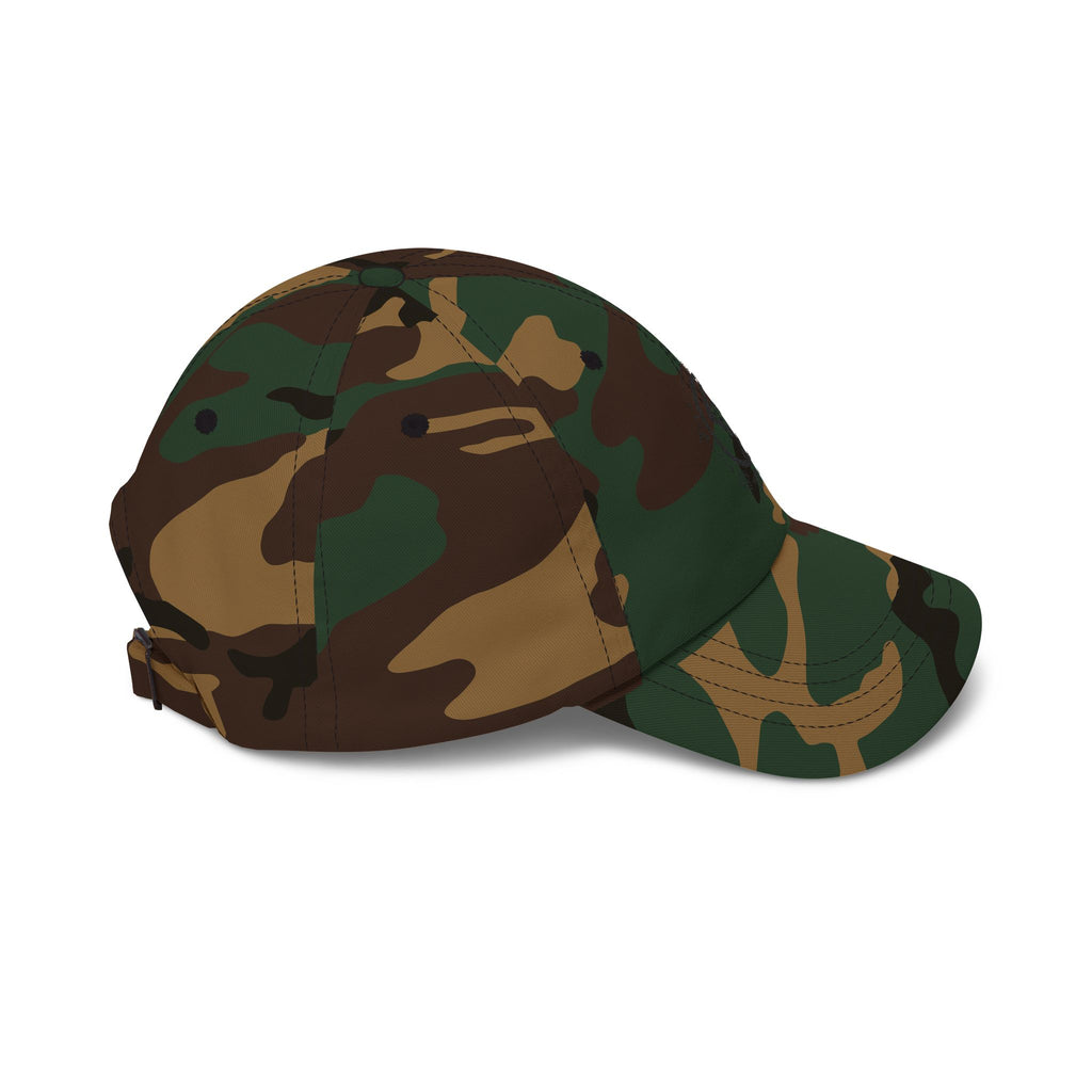 Embroidered Minimalist Crest Dad Cap